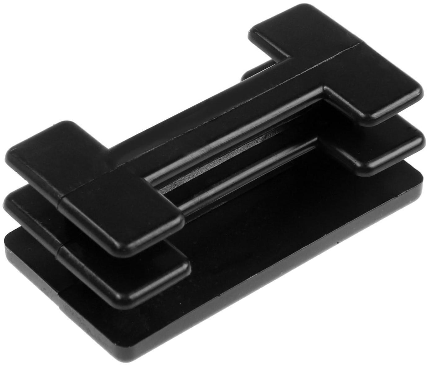 Заглушка ТУНДРА внутренняя 25х50 универсальная, черная