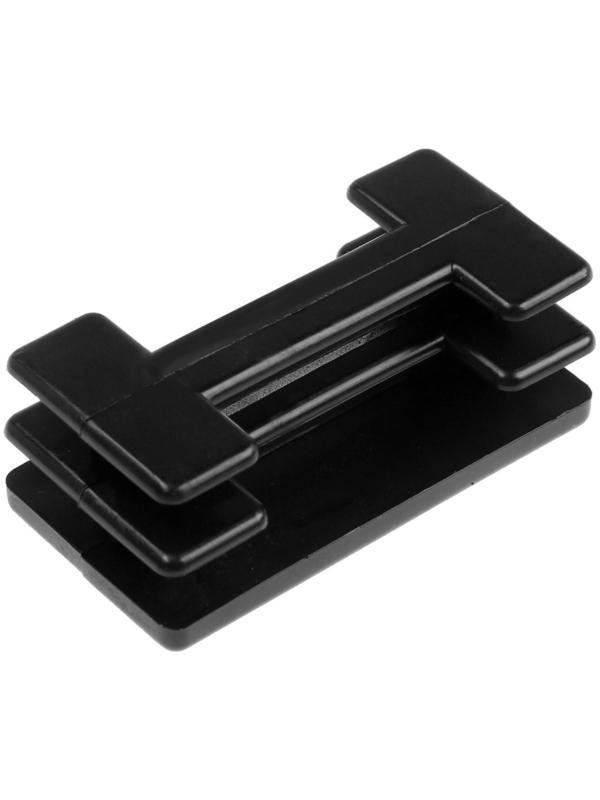 Заглушка ТУНДРА внутренняя 25х50 универсальная, черная