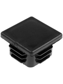 Заглушка ТУНДРА внутренняя 40х40 универсальная, черная