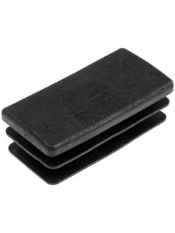 Заглушка ТУНДРА внутренняя 60х30 универсальная, черная