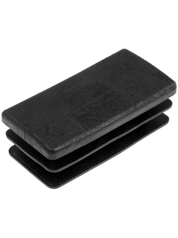 Заглушка ТУНДРА внутренняя 60х30 универсальная, черная