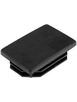 Заглушка ТУНДРА внутренняя 60х40 универсальная, черная