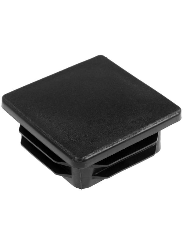 Заглушка ТУНДРА внутренняя 60х60 универсальная, черная