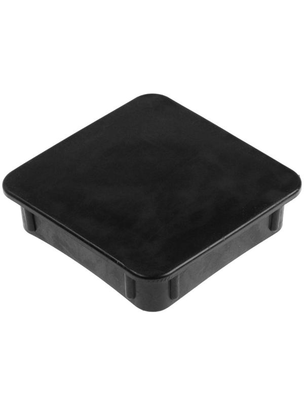 Заглушка ТУНДРА внутренняя 100×100, черная