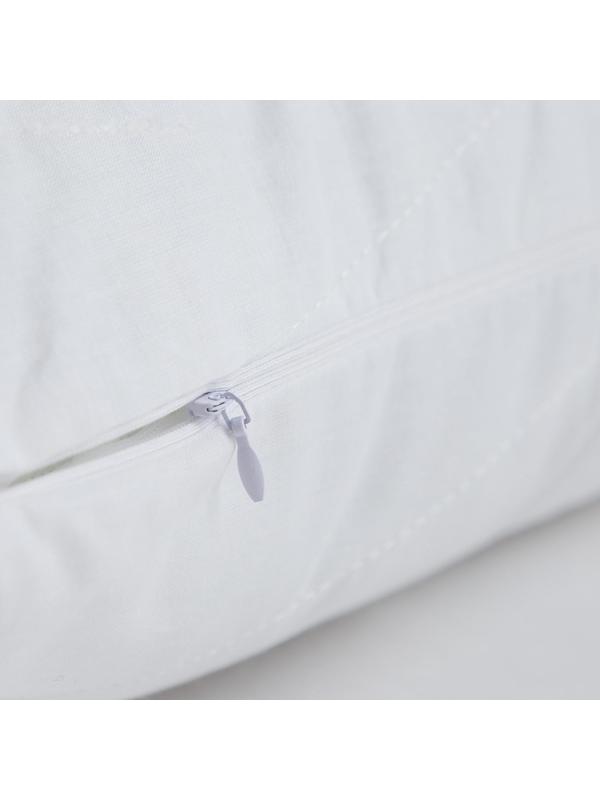 Подушка на молнии Царские сны Бамбук 70х70 см, белый, перкаль (хлопок 100%)