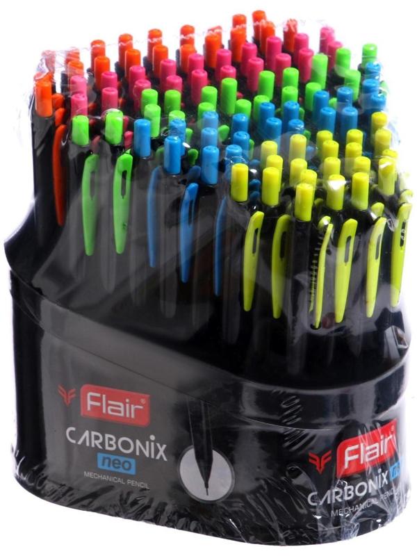 Карандаш механический 0.5 мм, Flair Carbonix, пластиковый, микс