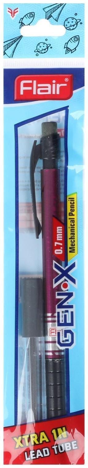 Карандаш механический 0.7 мм, Flair Gen X, + грифели