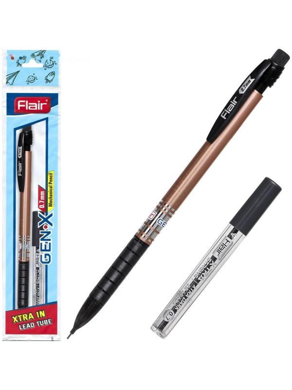 Карандаш механический 0.7 мм, Flair Gen X, + грифели