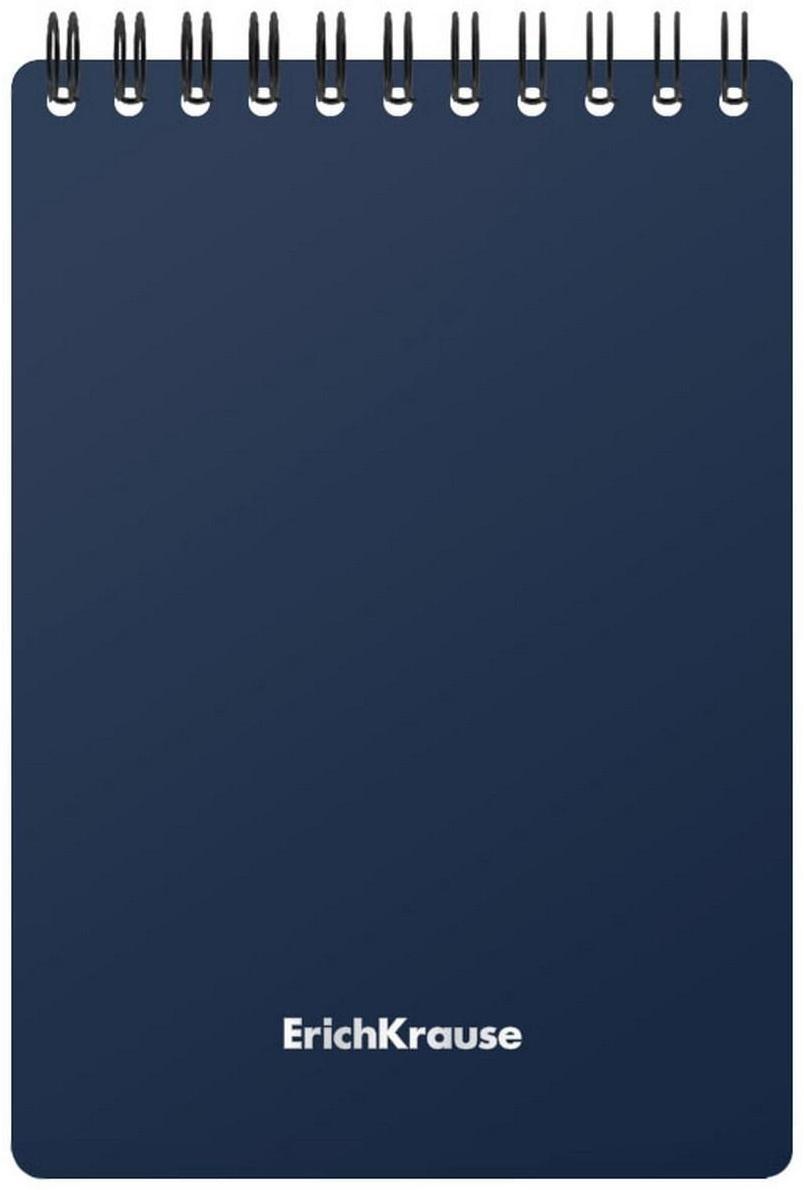 Блокнот А6, 60 листов в клетку, на гребне Classic, пластиковая обложка, блок офсет