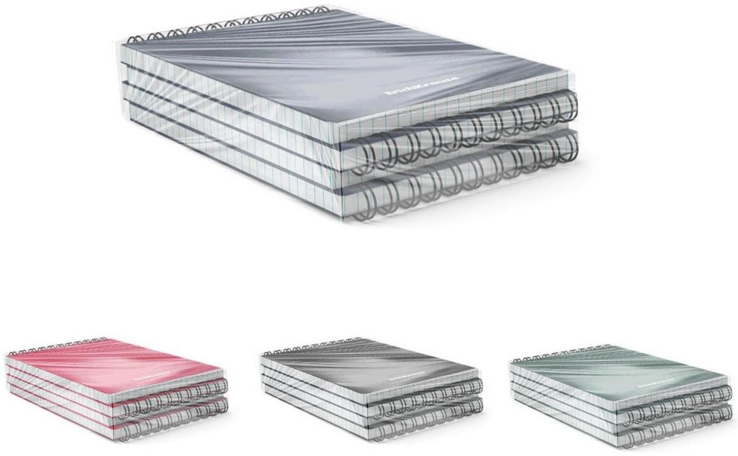 Блокнот А6, 60 листов в клетку, на гребне Classic, пластиковая обложка, блок офсет