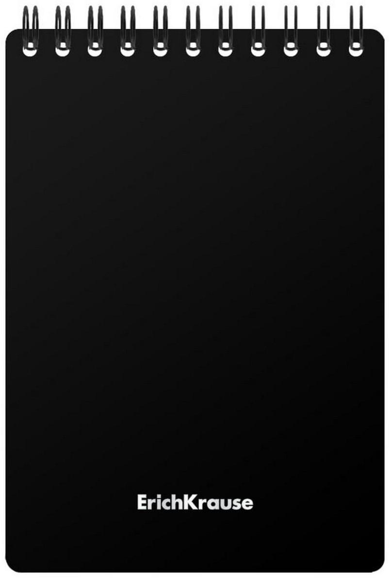 Блокнот А6, 60 листов в клетку, на гребне Classic, пластиковая обложка, блок офсет