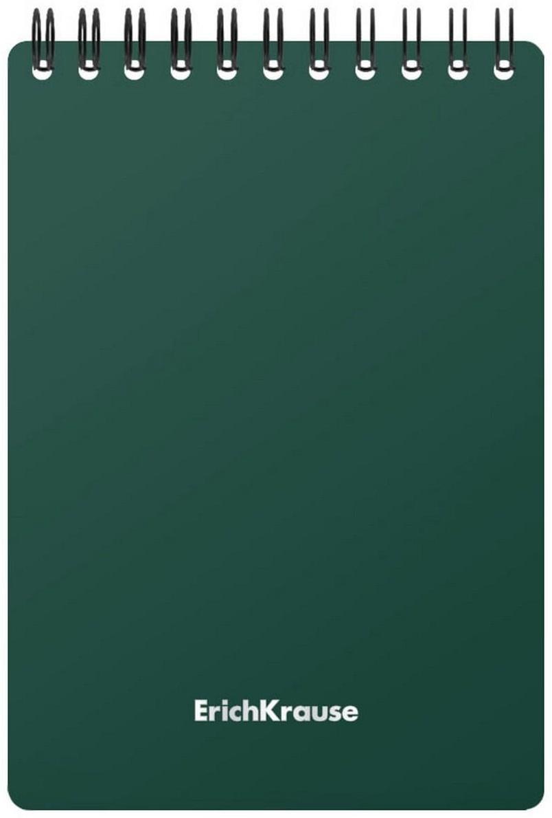 Блокнот А6, 60 листов в клетку, на гребне Classic, пластиковая обложка, блок офсет