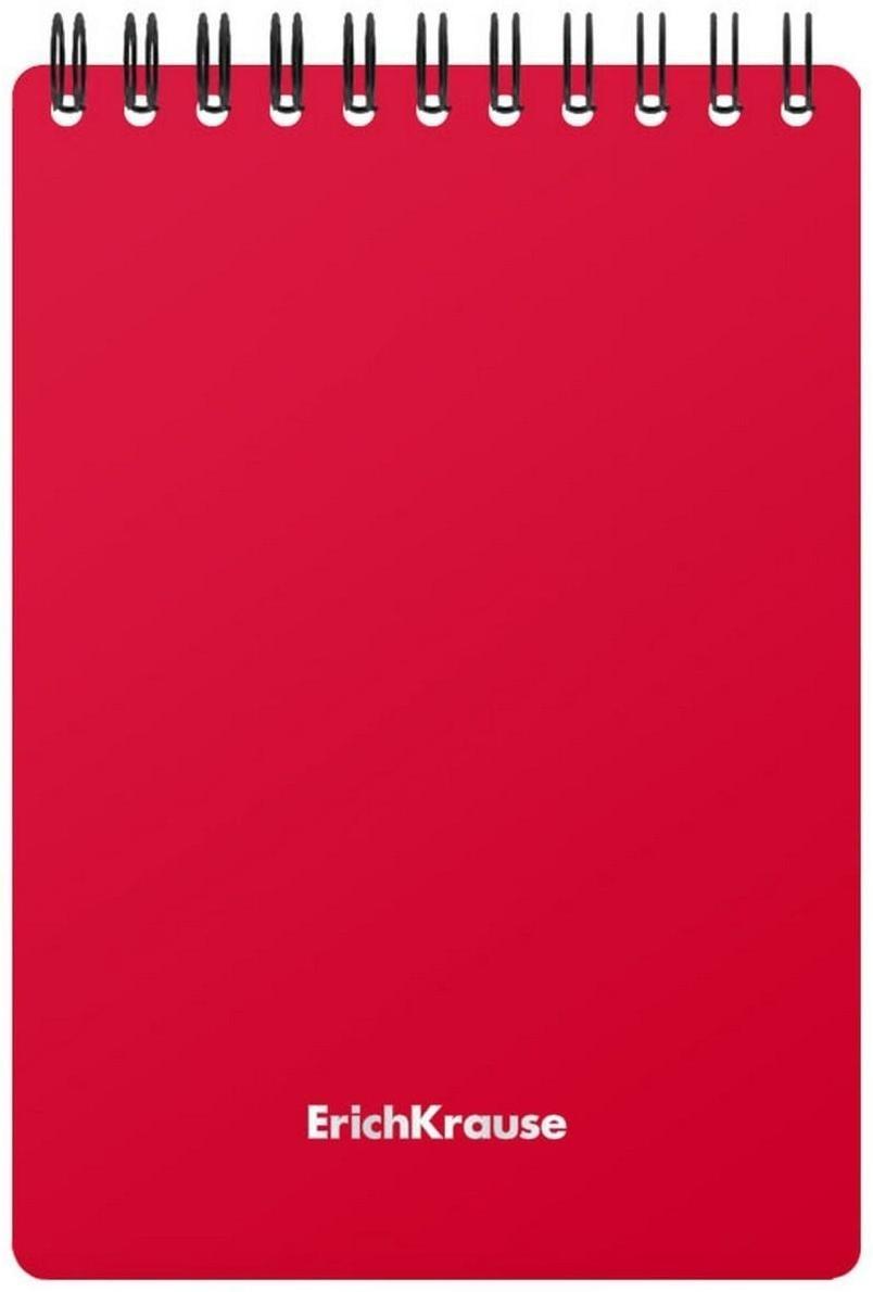 Блокнот А6, 60 листов в клетку, на гребне Classic, пластиковая обложка, блок офсет