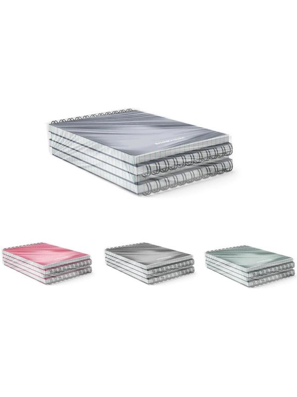 Блокнот А6, 60 листов в клетку, на гребне Classic, пластиковая обложка, блок офсет