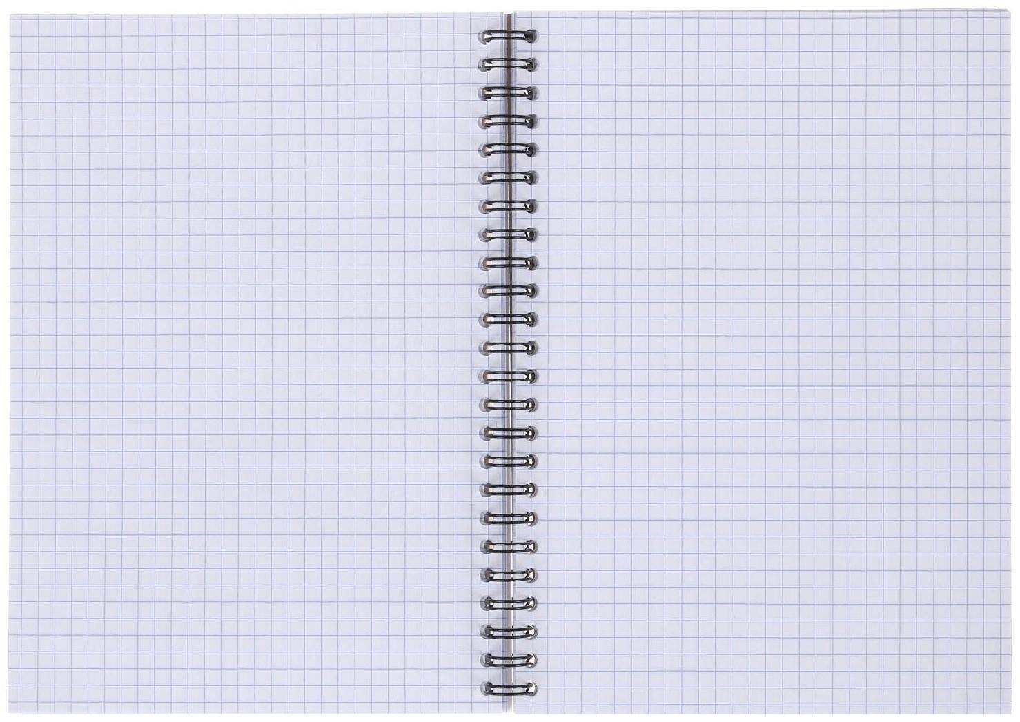 Тетрадь А5, 80 листов в клетку на гребне ErichKrause Megapolis, обложка мелованный картон, твин-лак, блок офсет