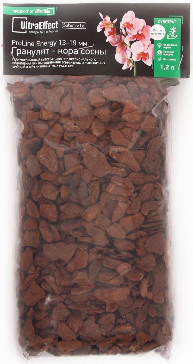 Гранулят из сосновой коры UltraEffect Pro Line Energy, 13-19 mm, 1,2 л