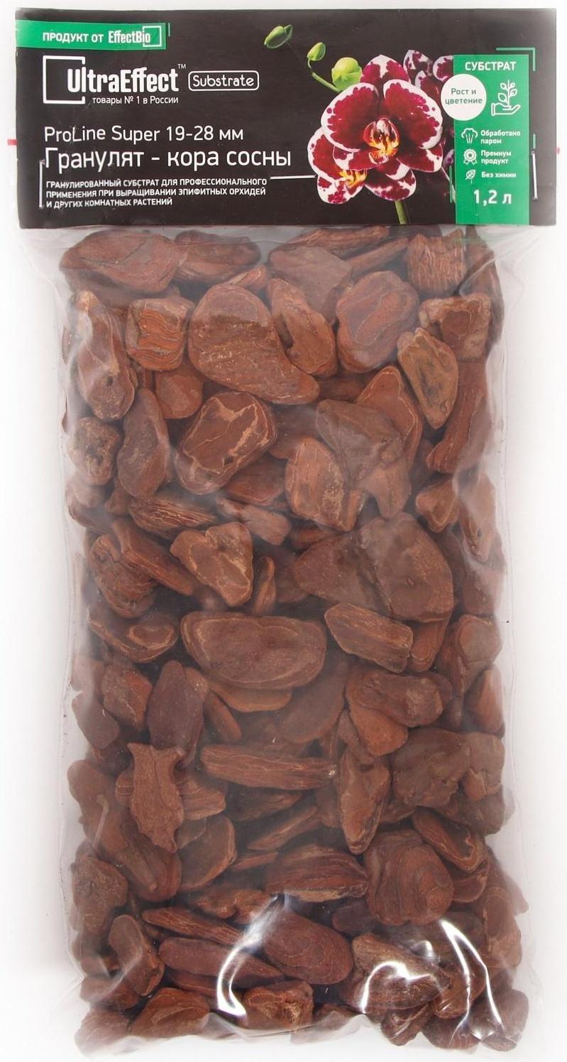 Гранулят из сосновой коры UltraEffect Pro Line Super, фракция 19-28 mm, 1,2 л