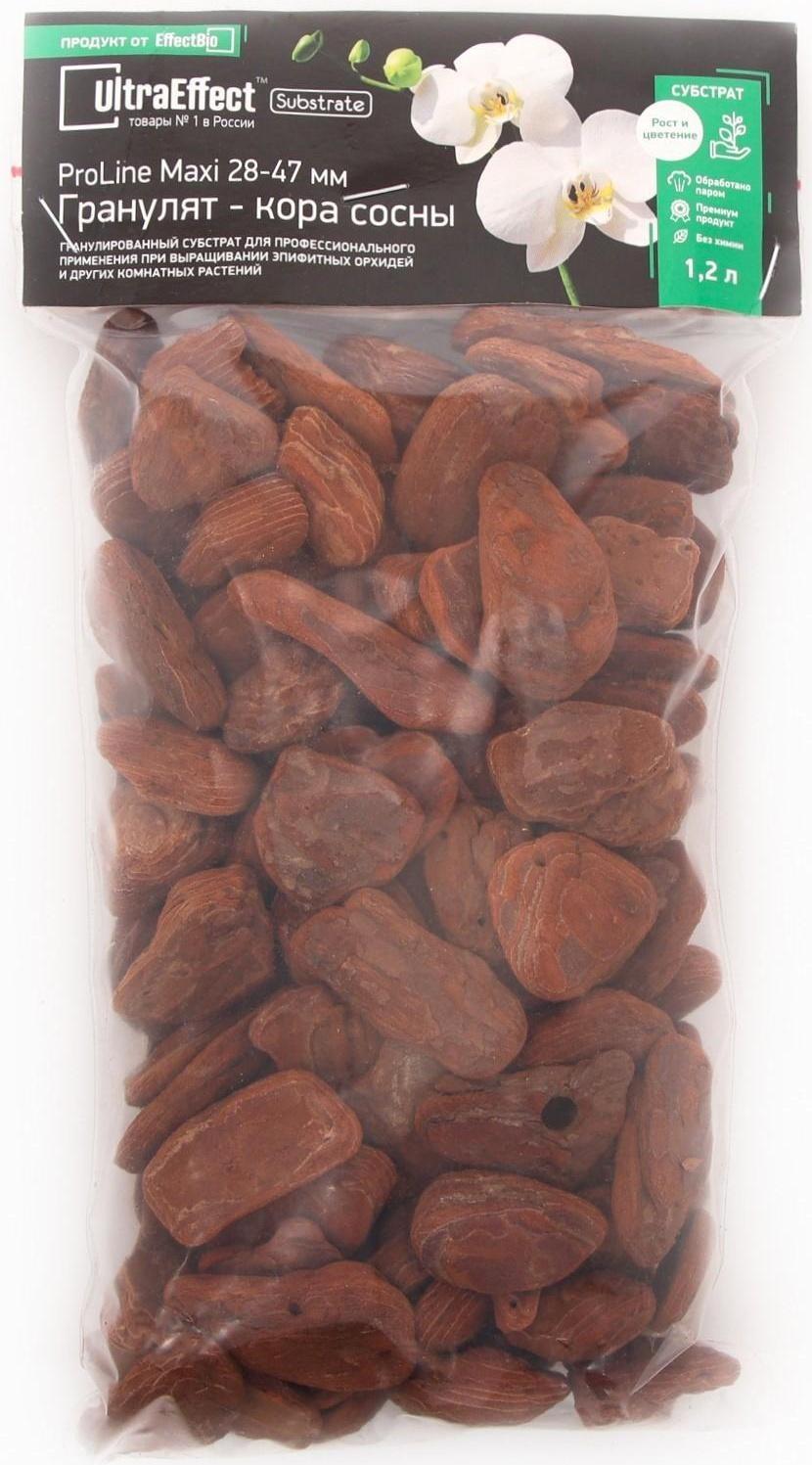 Гранулят из сосновой коры UltraEffect Pro Line Maxi, 28-47mm, 1,2 л