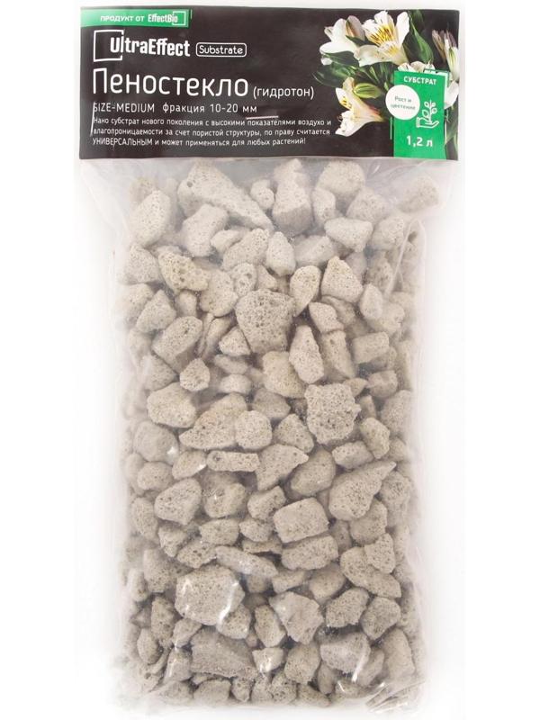 Пеностекло Гидротон UltraEffect, Medium, фракция 10-20 мм, 1,2 л