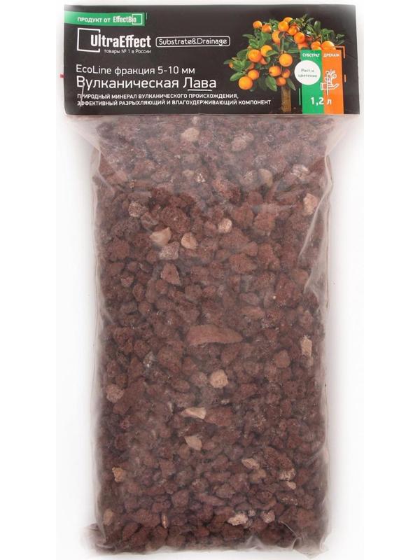 Вулканическая лава UltraEffect EcoLine фракция 5-10 мм, 1,2 л