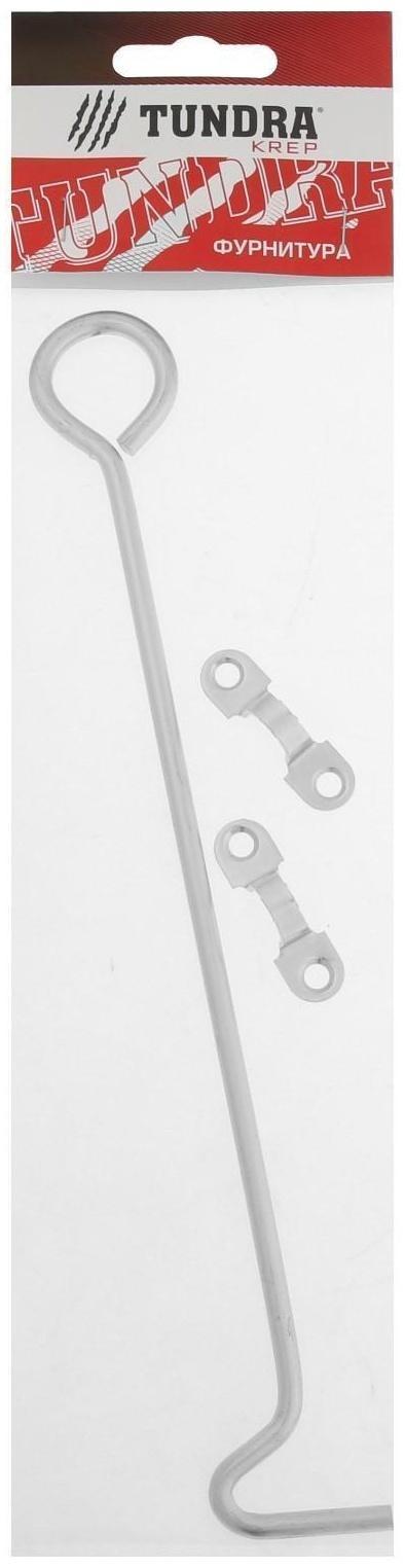 Крючок ветровой ТУНДРА КР-250, покрытие цинк, 1 шт.
