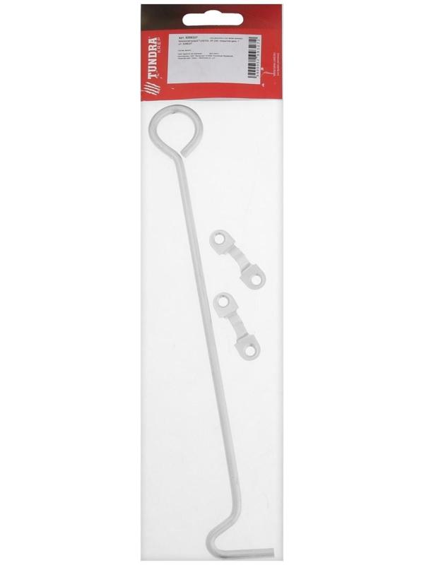 Крючок ветровой ТУНДРА КР-250, покрытие цинк, 1 шт.