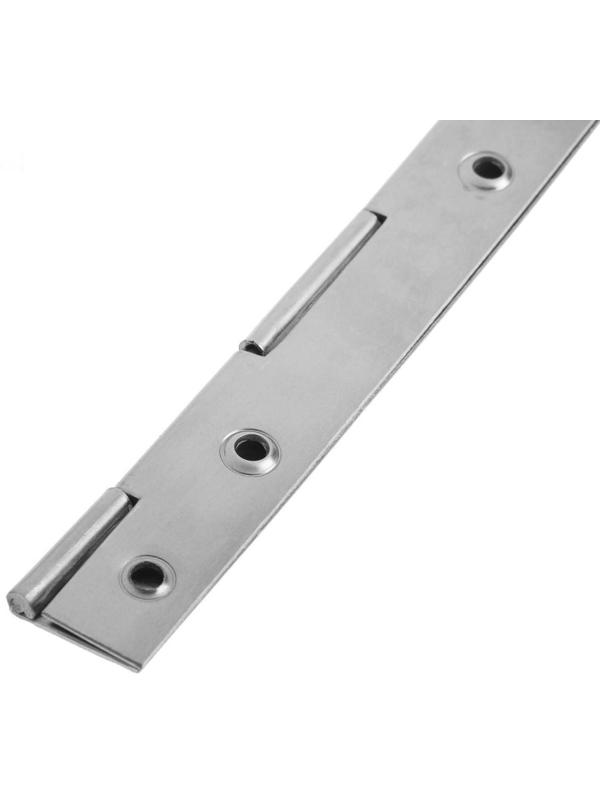 Петля рояльная ТУНДРА, 250 мм, без покрытия, 1 шт.