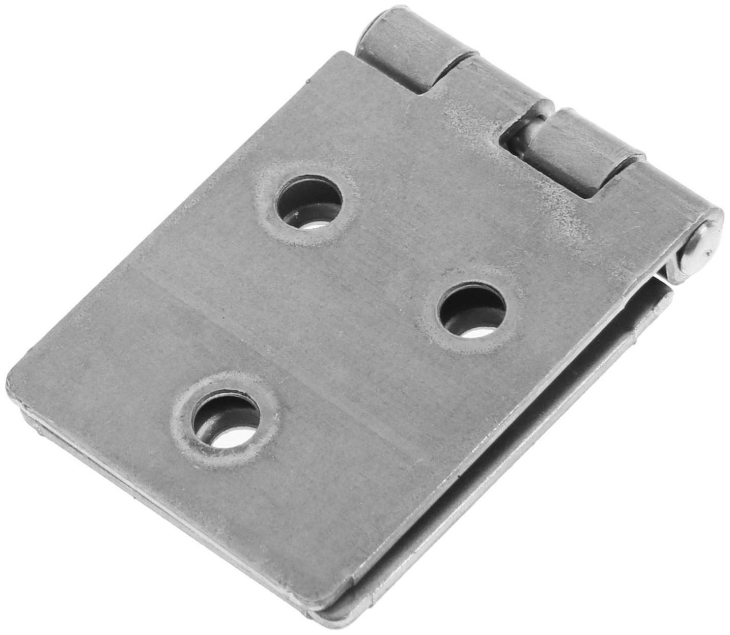 Петля карточная ТУНДРА, 110х40 мм, без покрытия, 1 шт.