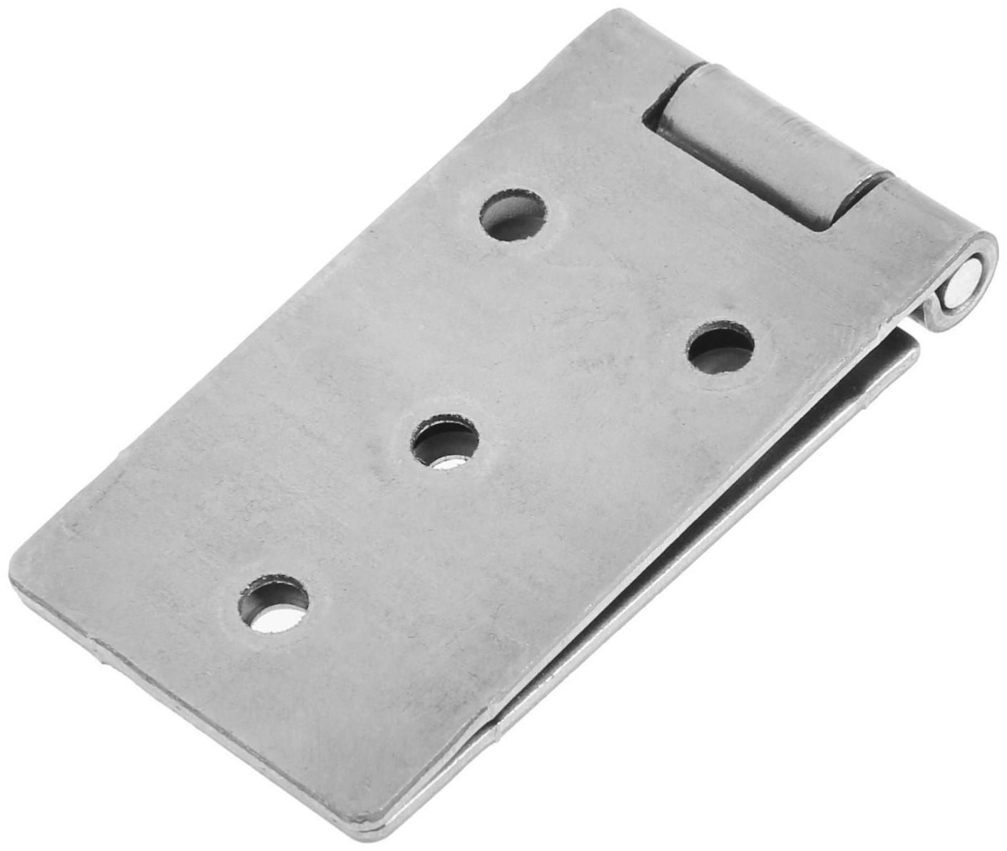 Петля карточная ТУНДРА, 120х34 мм, без покрытия, 1 шт.