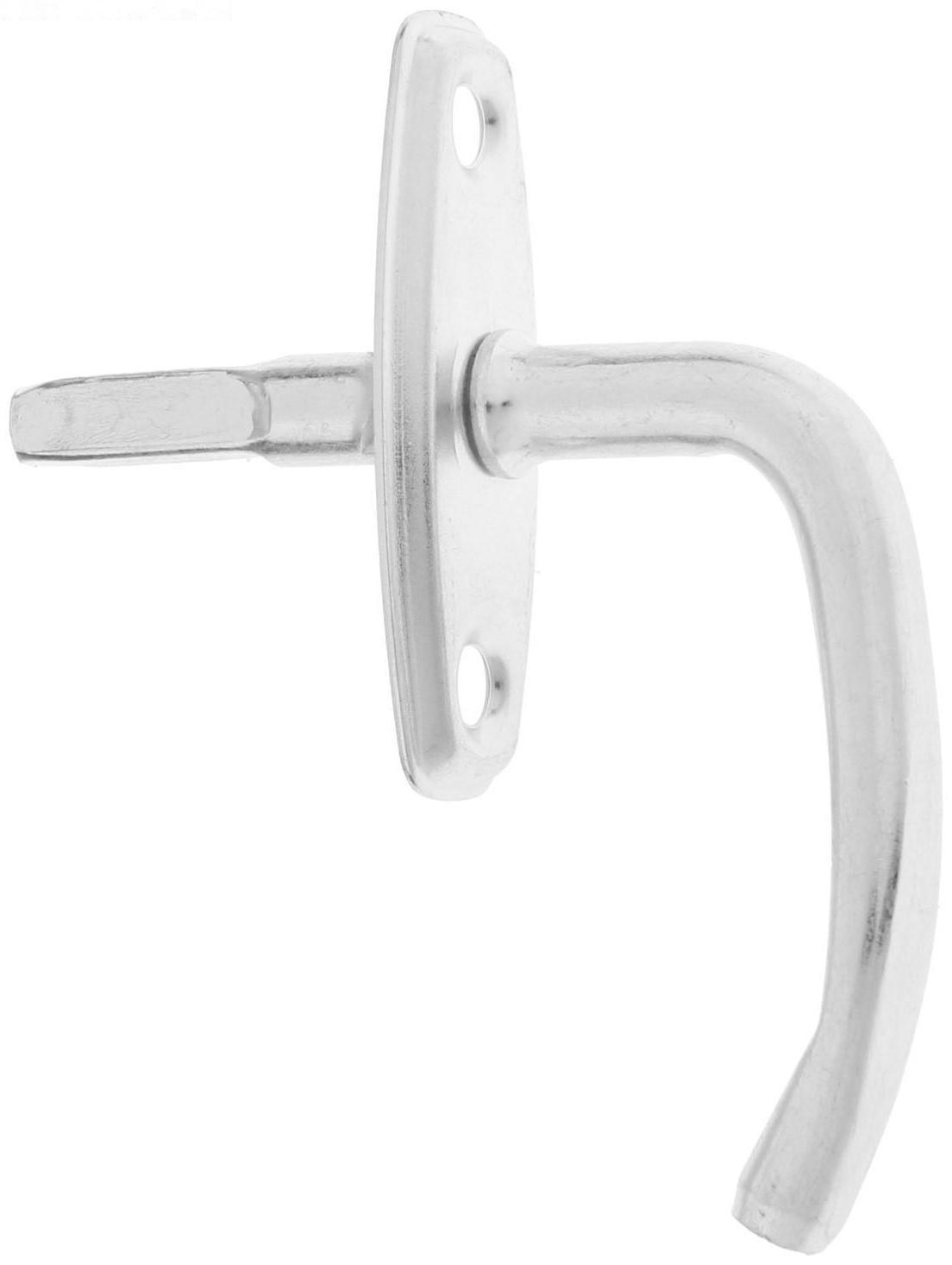 Ручка-завертка врезная ТУНДРА Р1, покрытие цинк, 1 шт.