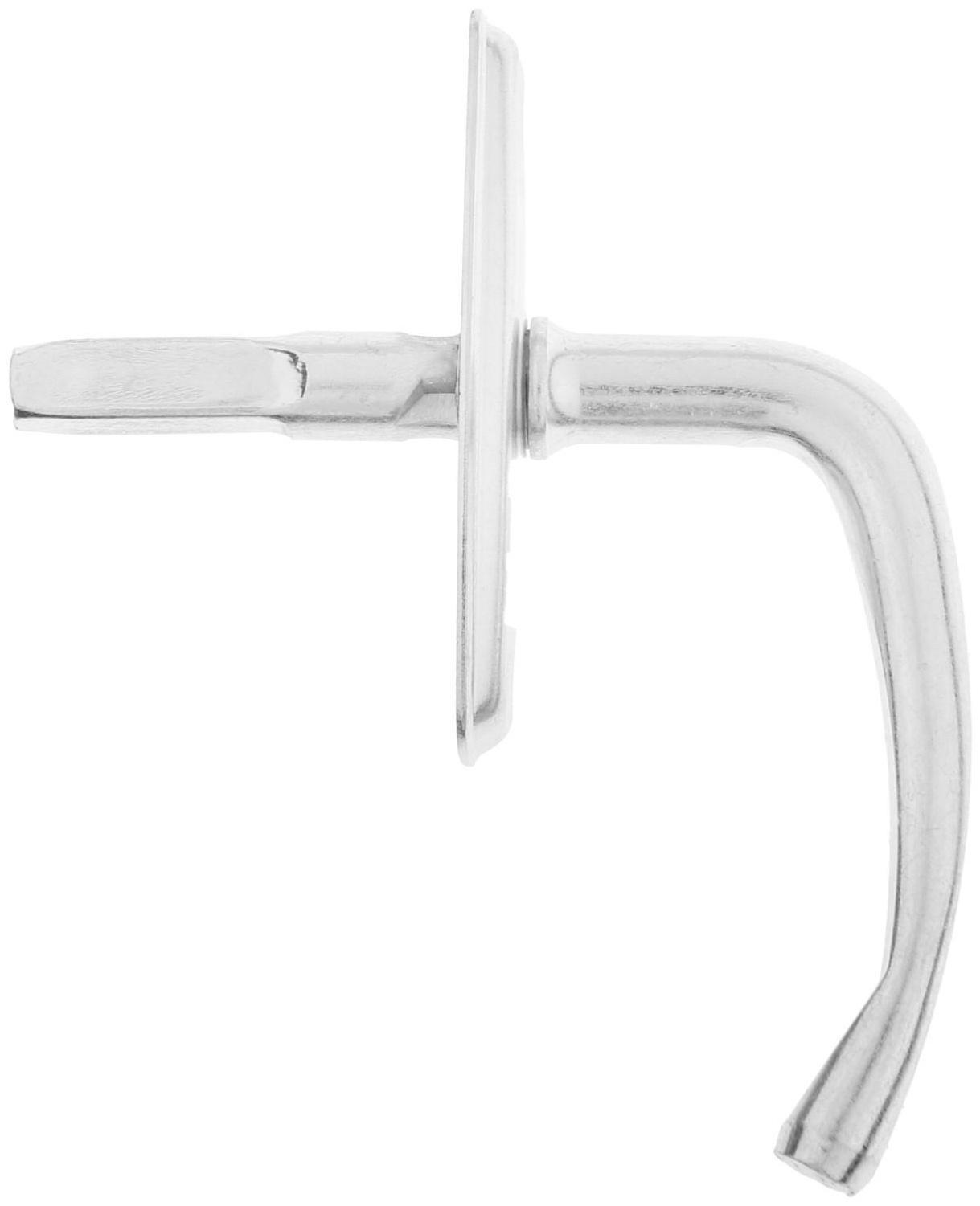 Ручка-завертка врезная ТУНДРА Р1, покрытие цинк, 1 шт.