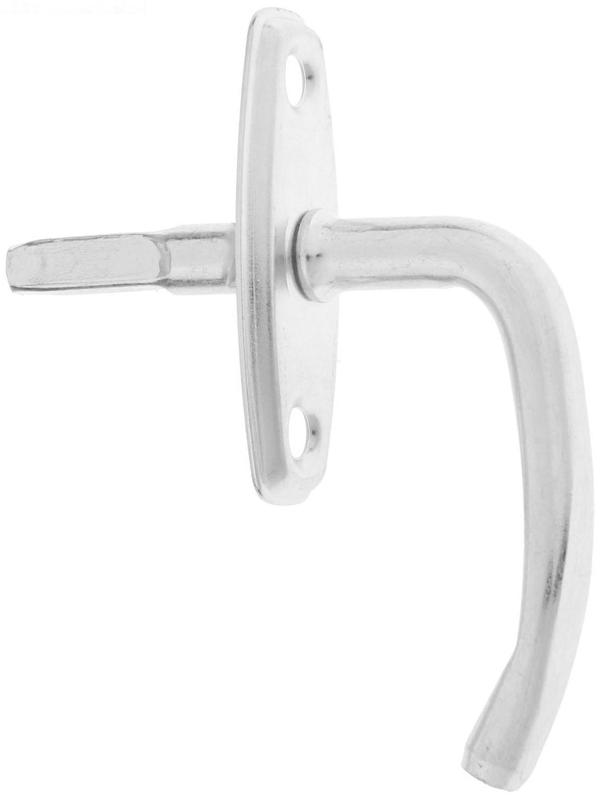 Ручка-завертка врезная ТУНДРА Р1, покрытие цинк, 1 шт.