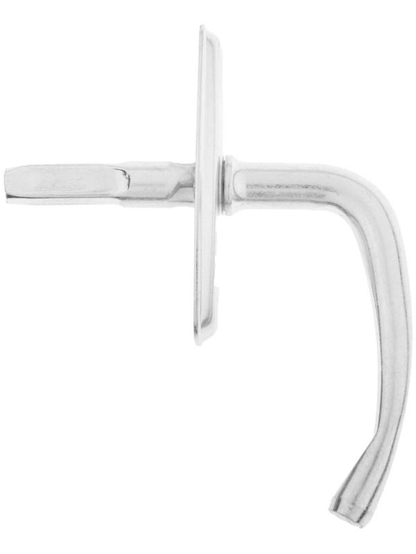 Ручка-завертка врезная ТУНДРА Р1, покрытие цинк, 1 шт.