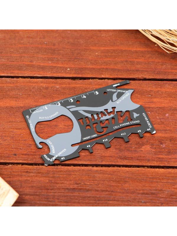 Набор подарочный 3в1 (браслет, карта выживания, нож складной с фонариком) Настоящий Мужчина