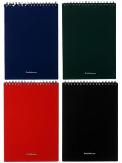 Блокнот А5, 60 листов в клетку, на гребне ErichKrause Classic, пластиковая обложка, блок офсет