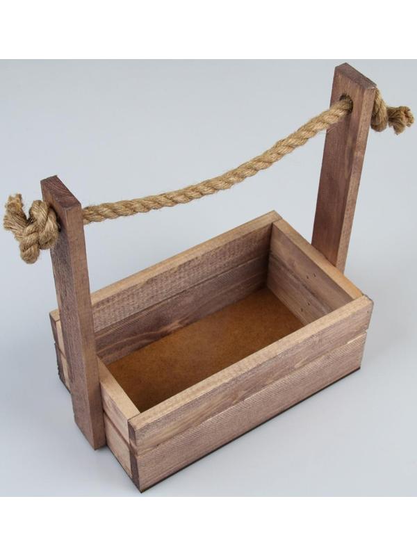 Набор кашпо деревянных 2 в 1 (25.5×15×30; 20×12×23 см) 