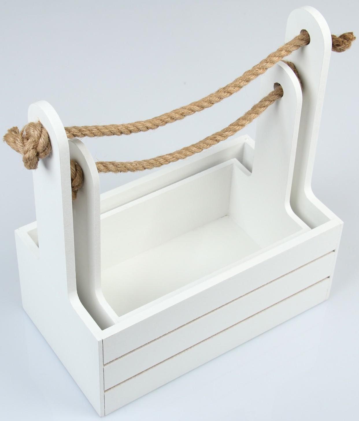 Набор кашпо деревянных 2 в 1 (25×15×30; 21×12×23 см) 