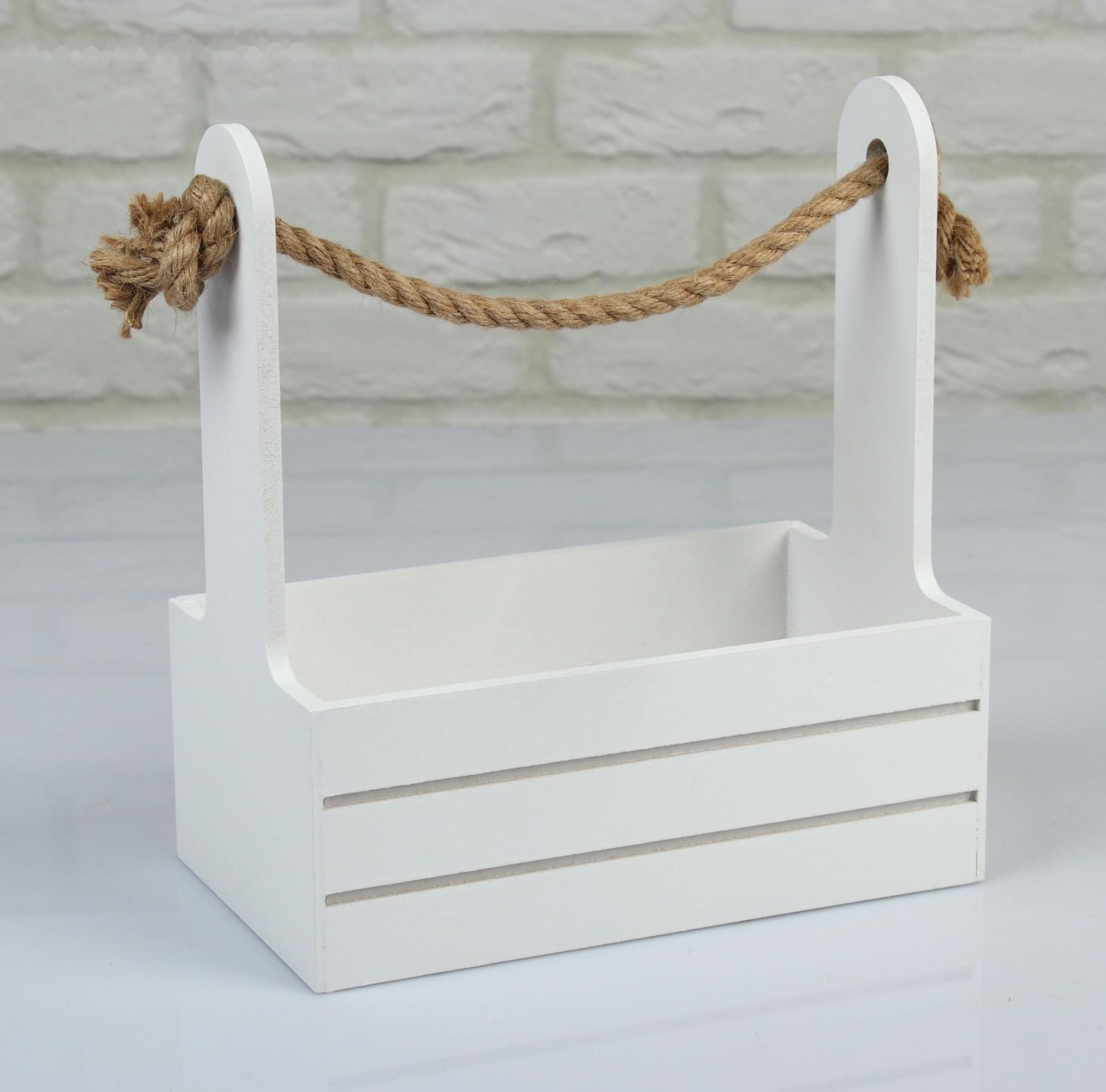 Набор кашпо деревянных 2 в 1 (25×15×30; 21×12×23 см) 