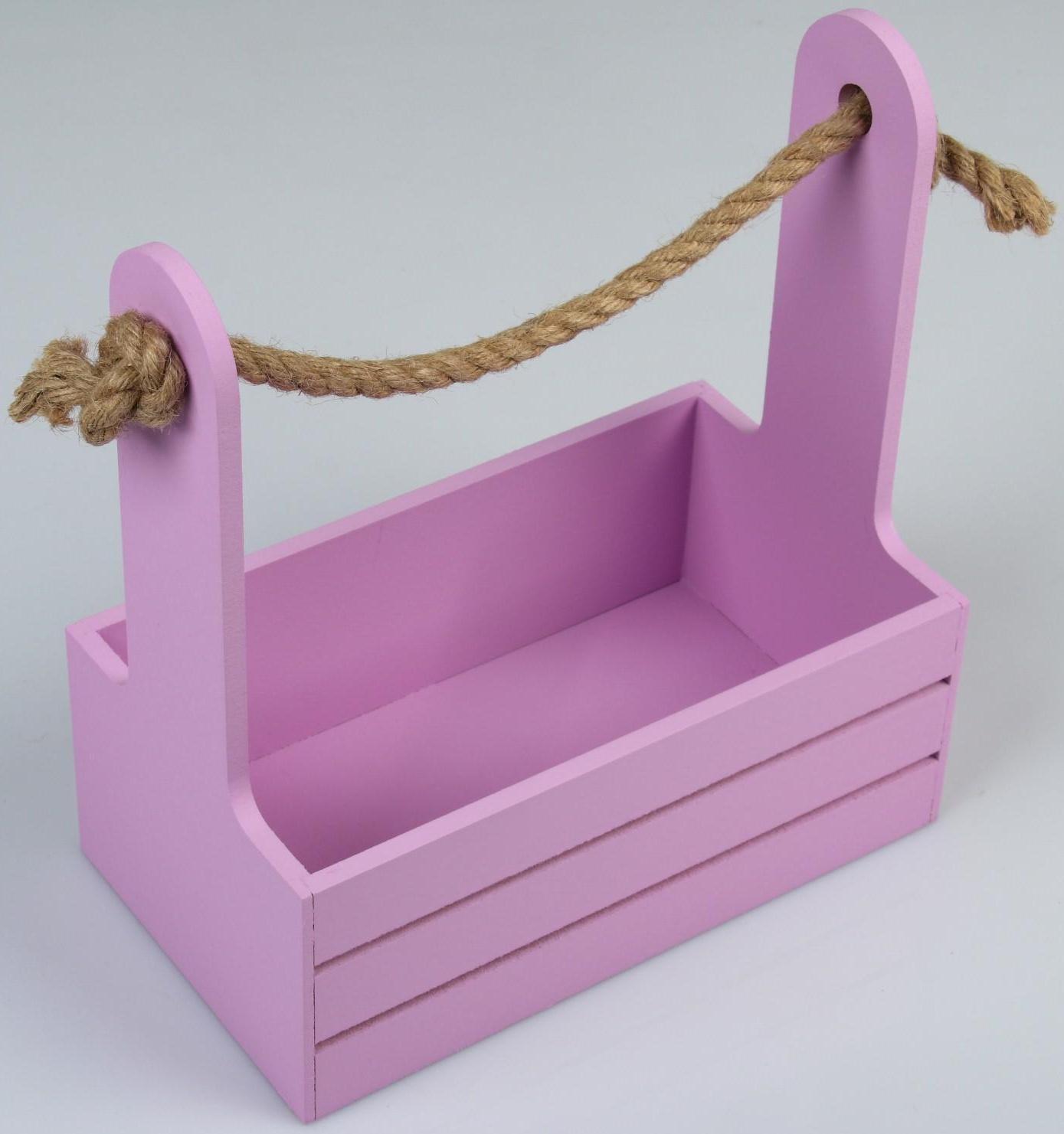 Набор кашпо деревянных 2 в 1 (25×15×30; 21×12×23 см) 