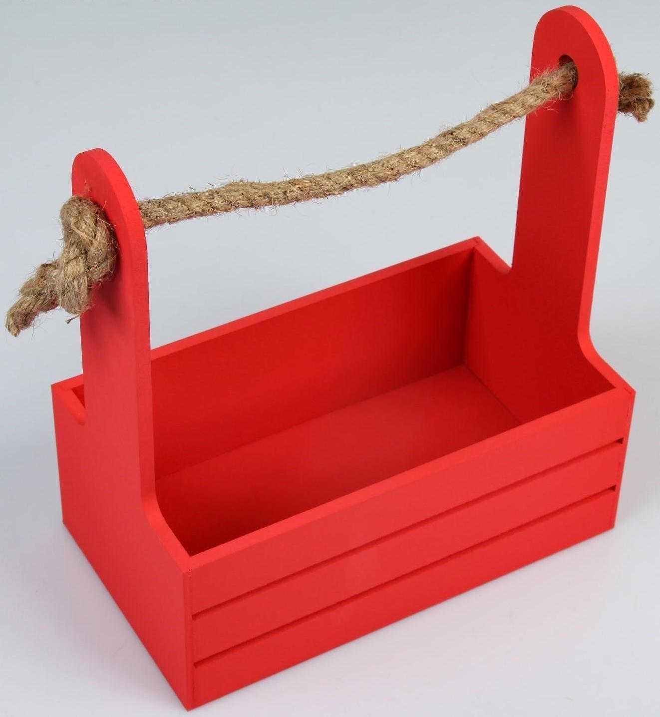 Набор кашпо деревянных 2 в 1 (25×15×30; 21×12×23 см) 