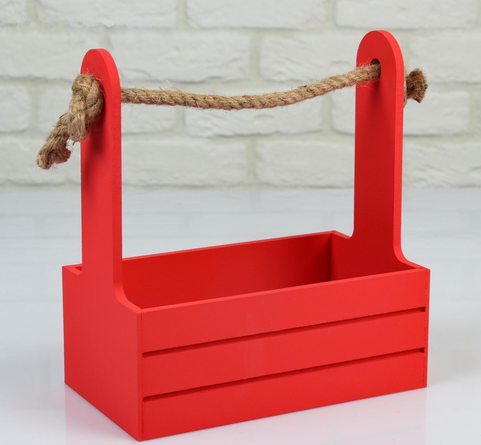 Набор кашпо деревянных 2 в 1 (25×15×30; 21×12×23 см) 