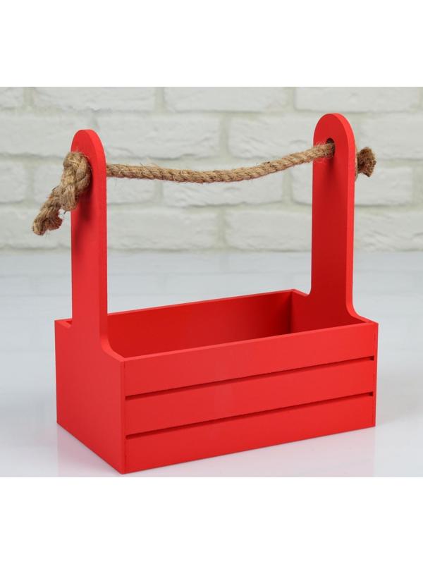 Набор кашпо деревянных 2 в 1 (25×15×30; 21×12×23 см) 