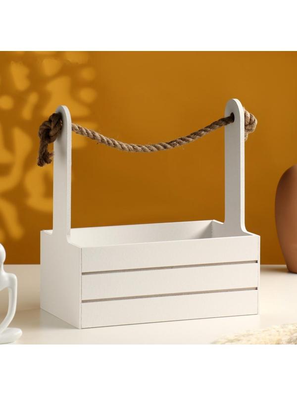 Кашпо деревянное 25.5×15×30 см 