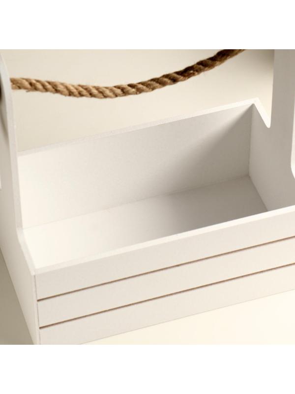 Кашпо деревянное 25.5×15×30 см 