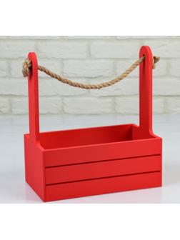 Кашпо деревянное 25.5×15×30 см 