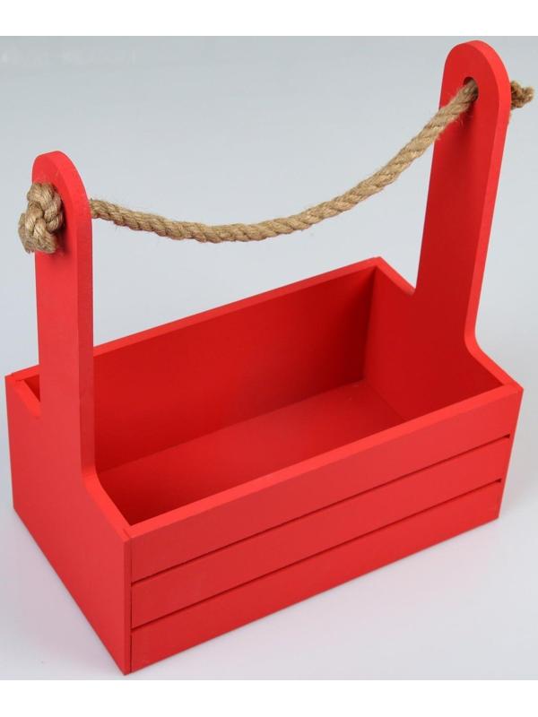 Кашпо деревянное 25.5×15×30 см 