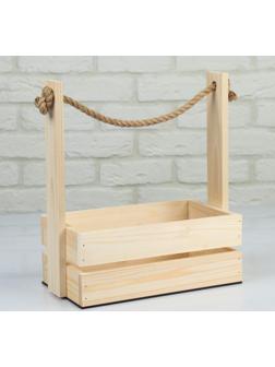 Кашпо деревянное 28×15×30 см 