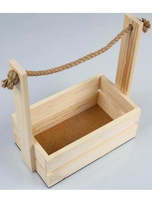 Набор кашпо деревянных 3 в 1 (30.5×18.5×35; 25.5×15×30; 20×12×23) 