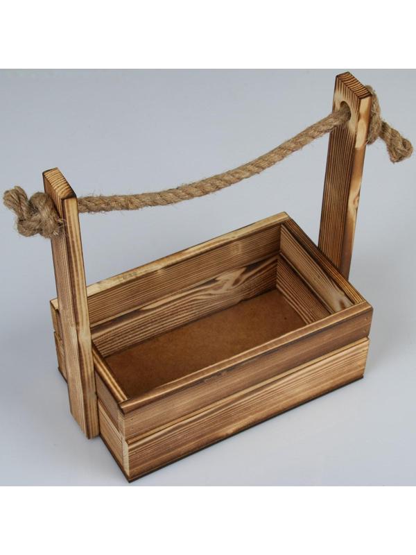 Набор кашпо деревянных 3 в 1 (30.5×18.5×35; 25.5×15×30; 20×12×23) 