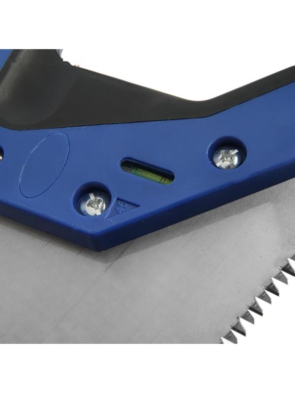 Ножовка по дереву ТУНДРА, 2К рукоятка, 3D заточка, каленый зуб, 7-8 TPI, 350 мм